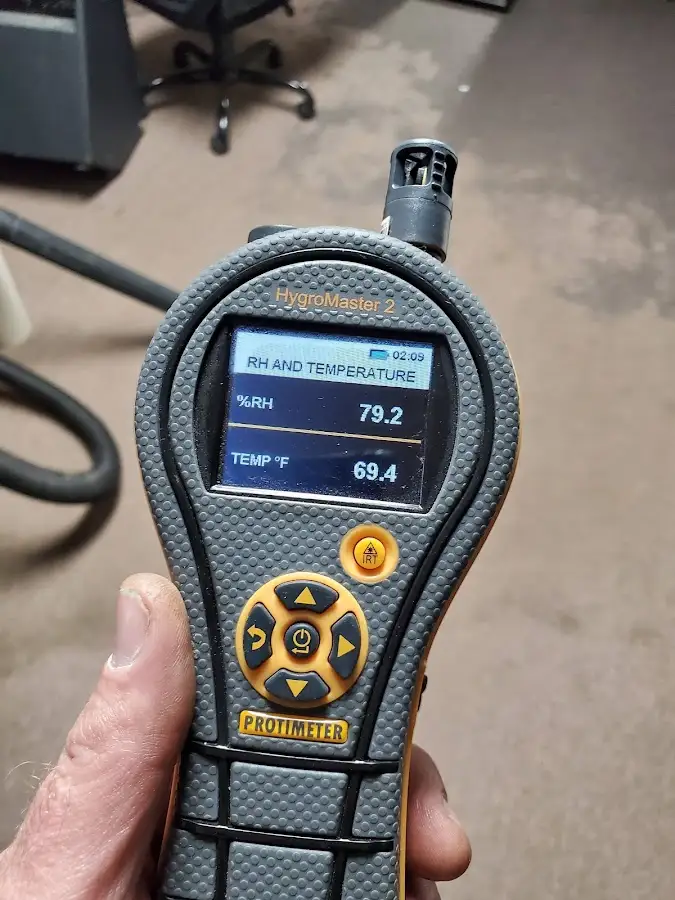 Moisture meter humidity assessment for Fire & Smoke Damage Restoration in Gardiner